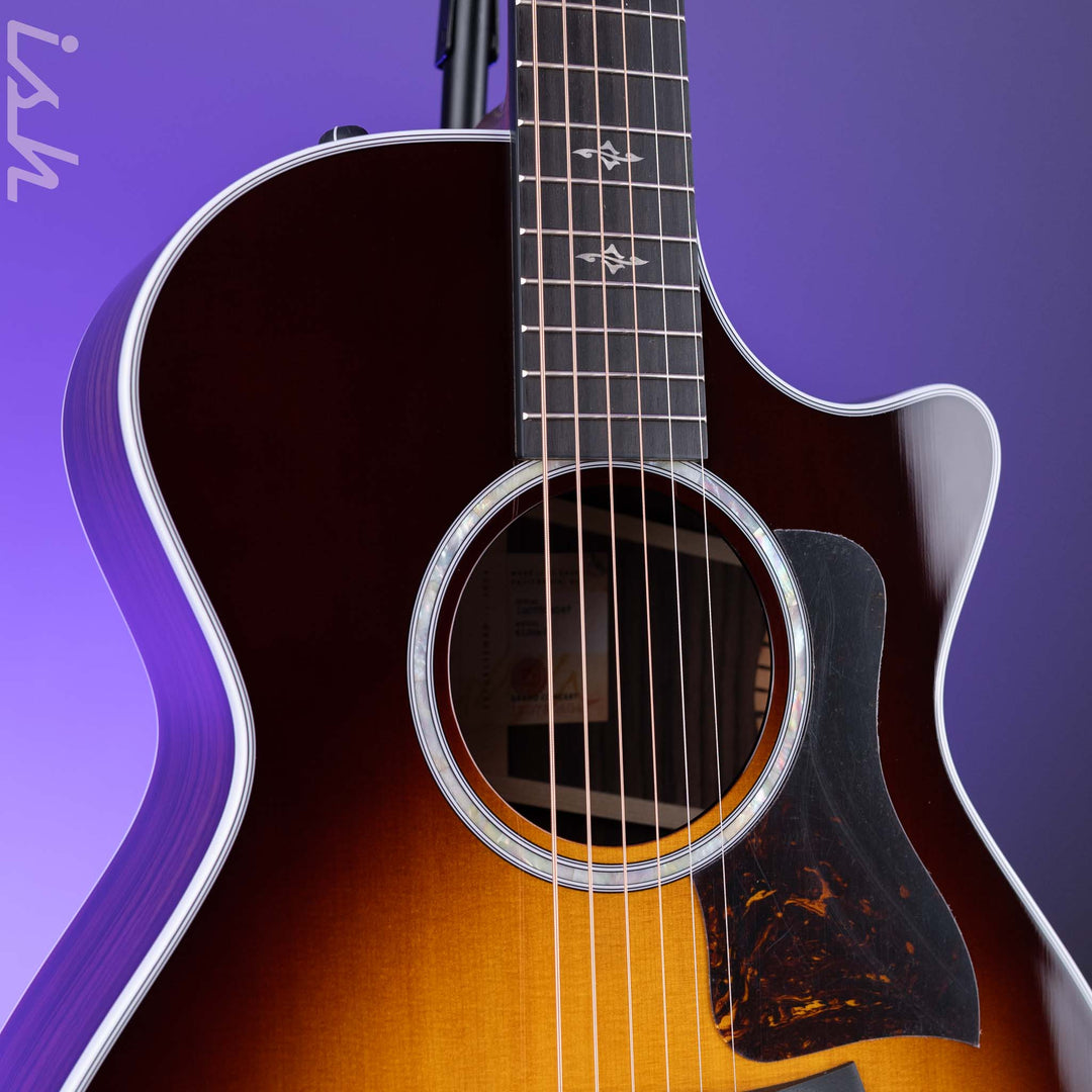 Taylor 412ce-R V-Class Acoustic-Electric Guitar Tobacco Sunburst