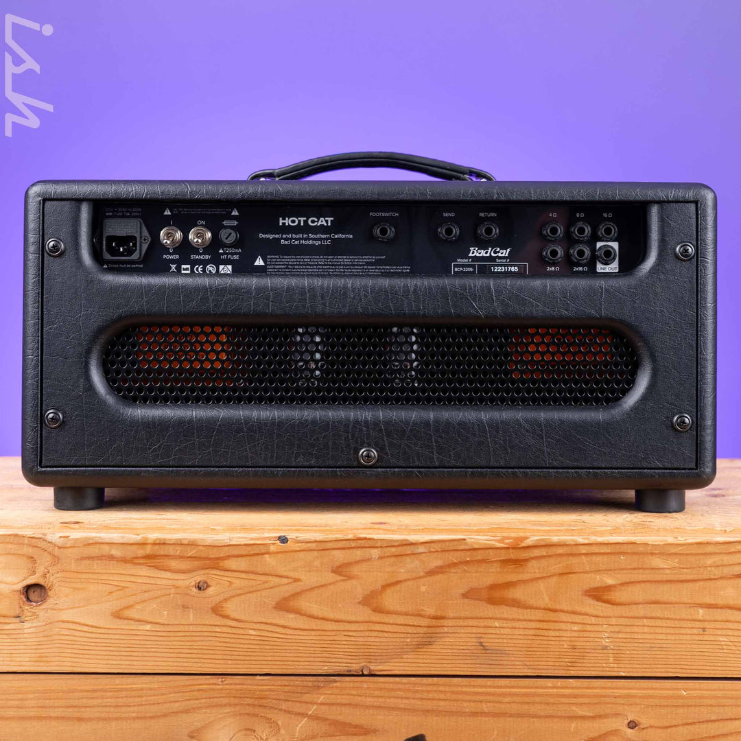 Bad Cat Hot Cat 45W Tube Guitar Amp Head Black