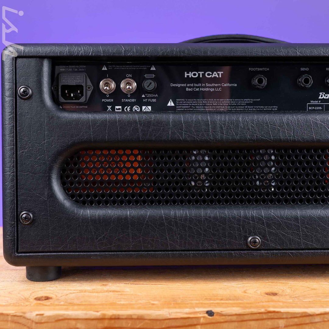 Bad Cat Hot Cat 45W Tube Guitar Amp Head Black