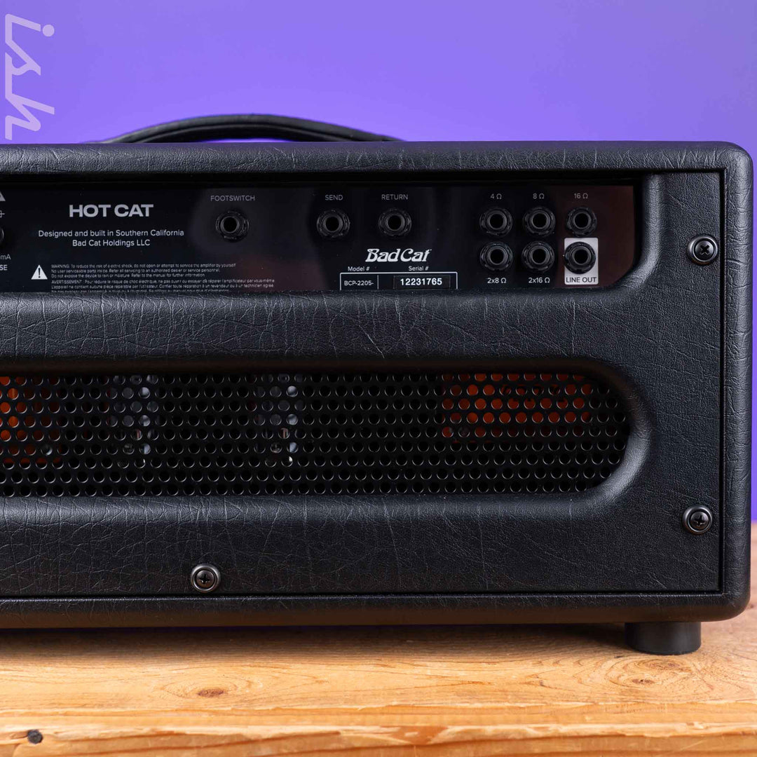 Bad Cat Hot Cat 45W Tube Guitar Amp Head Black