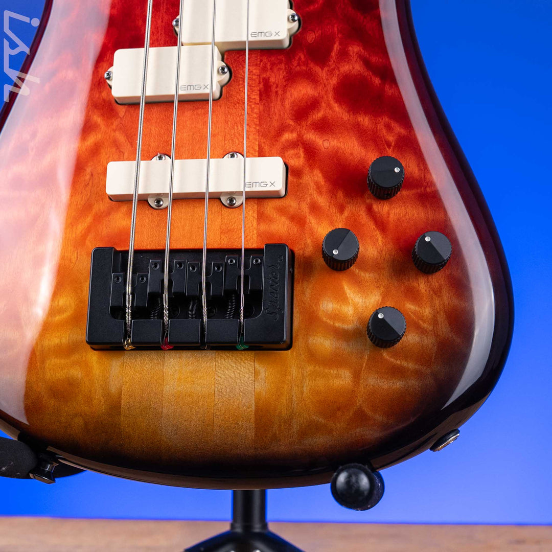 2021 Spector USA Custom NS-2 4-String Bass Lava Glow Gloss