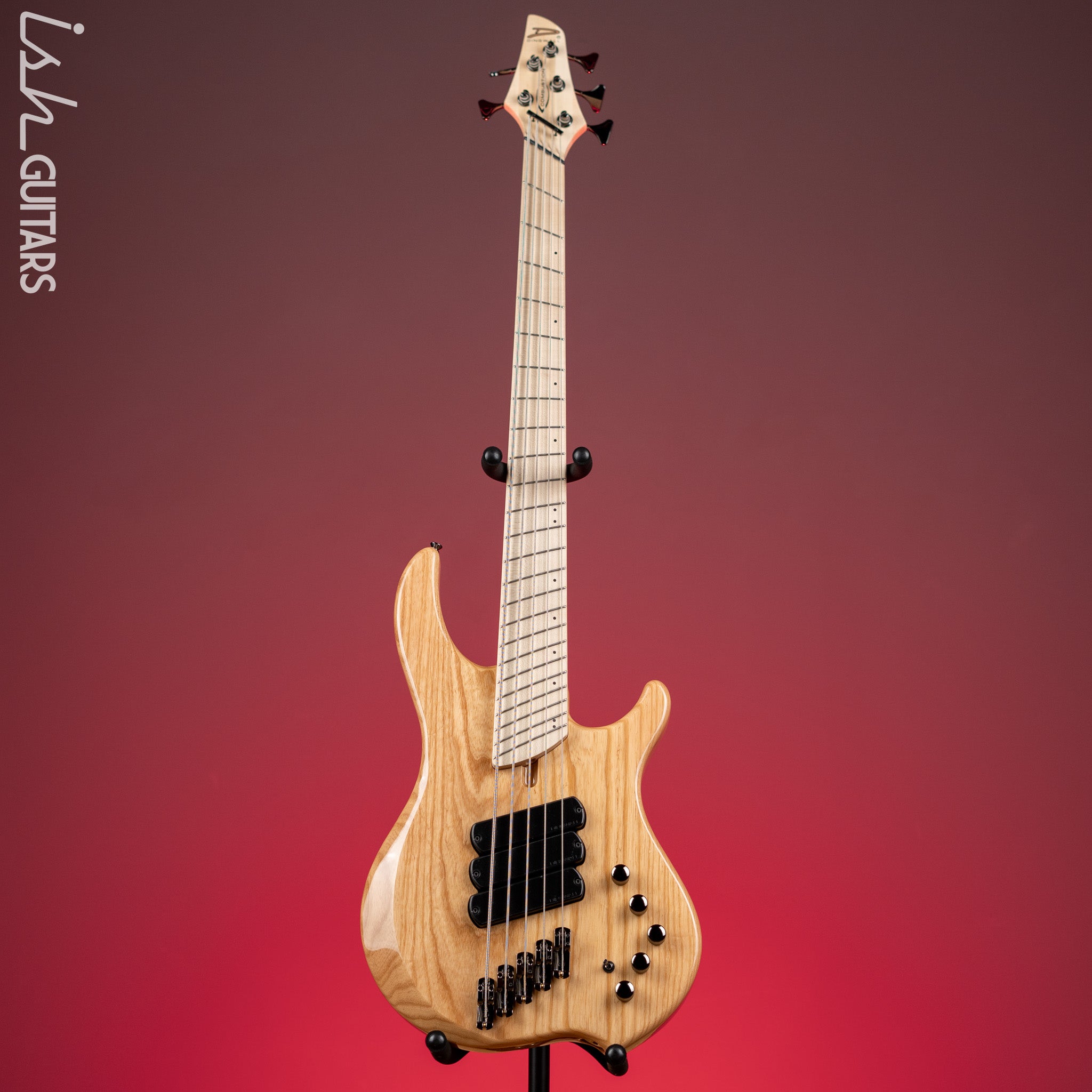 Dingwall Combustion 5-String Bass Natural Ash – Ish Guitars