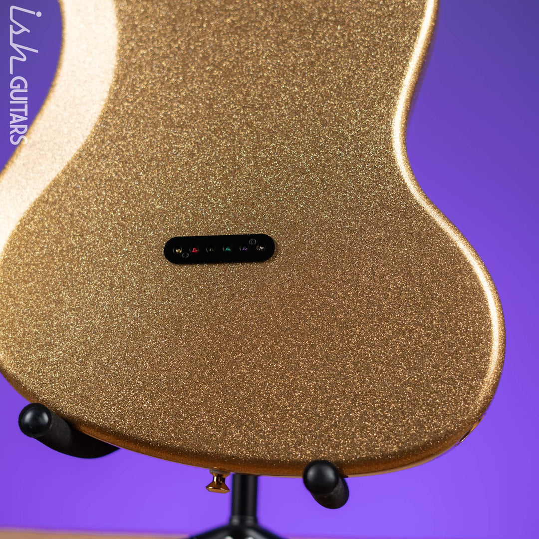 Kauer Electroliner Left-Handed Custom Guitar Sahara Gold Flake