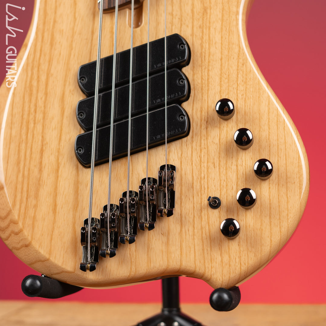 Dingwall Combustion 5-String Bass Natural Ash Pau Ferro Fretboard