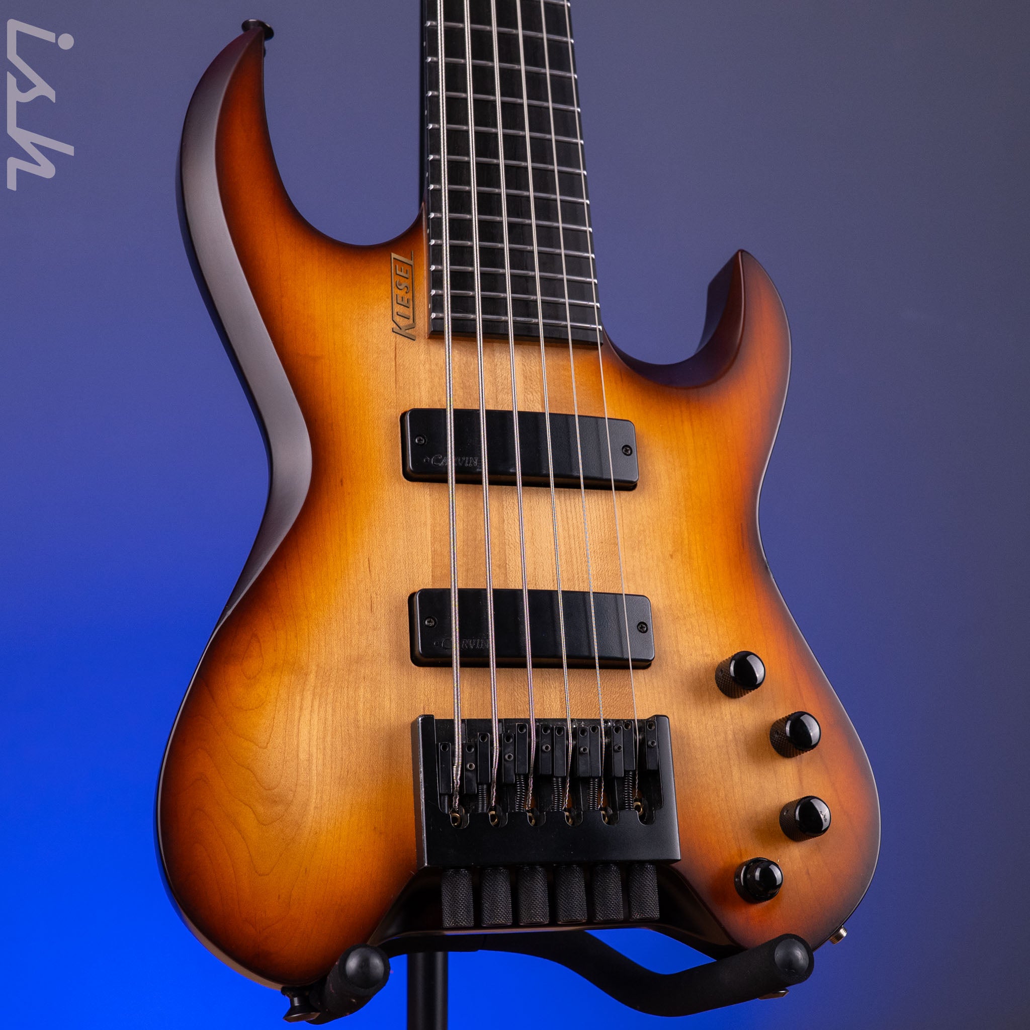 Kiesel Vader 6 String Trans Orange California Burst (#3 of 30)