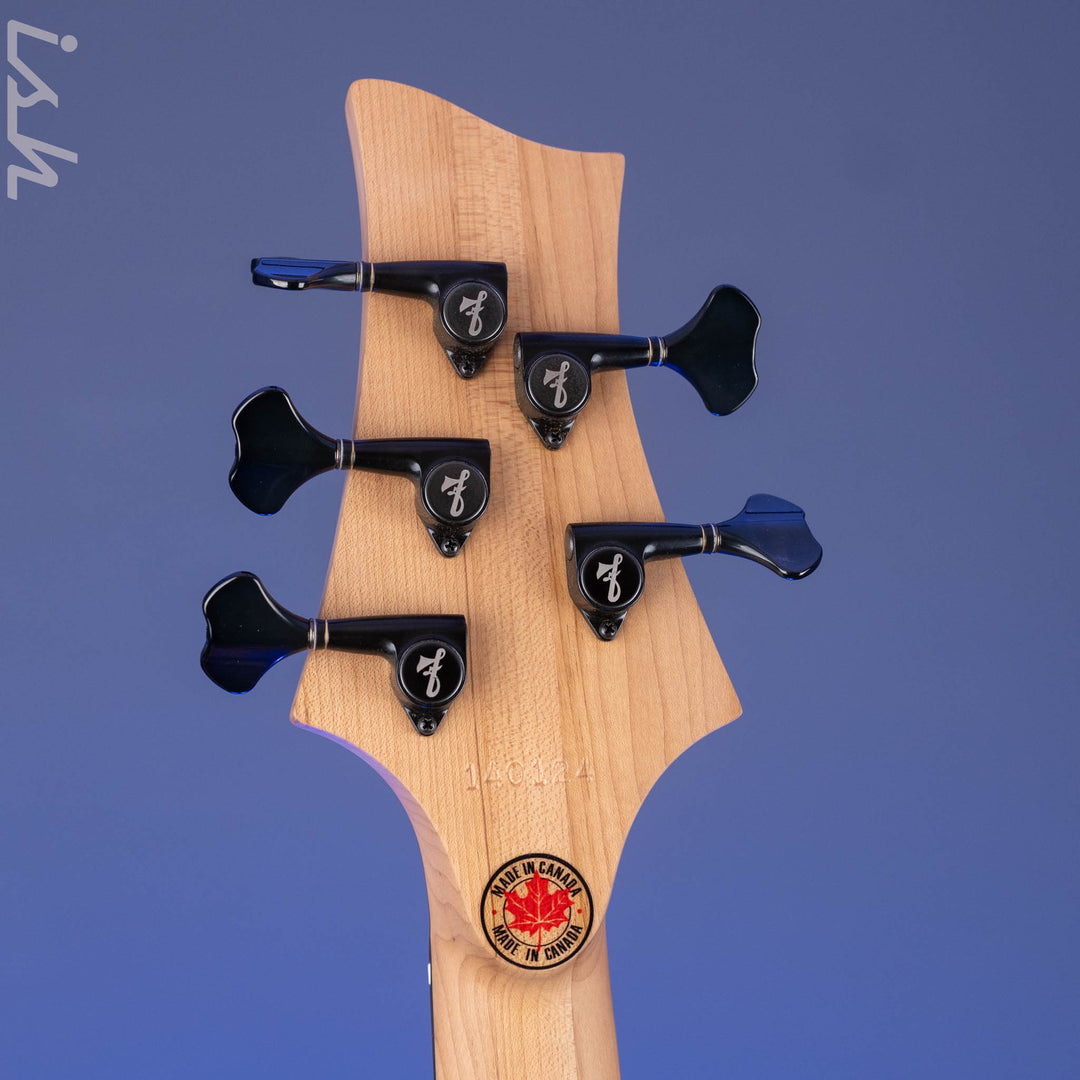 F Bass BN5 Burled Maple Dark Auburn Fade