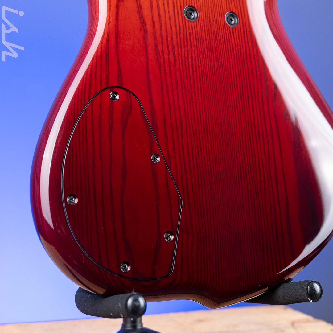 F Bass BN5 Burled Maple Dark Auburn Fade