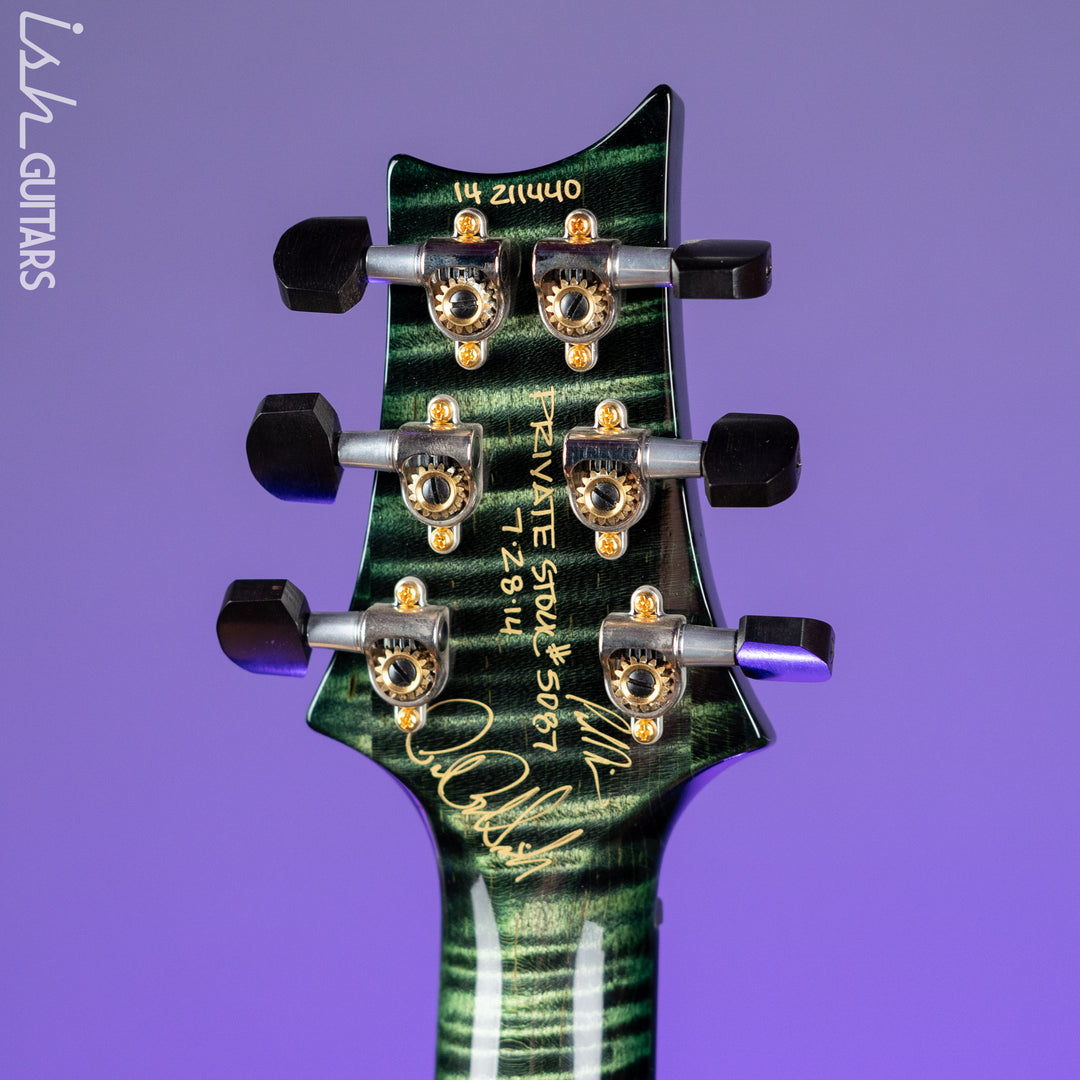 2014 PRS Private Stock Violin II Sage Smoked Burst