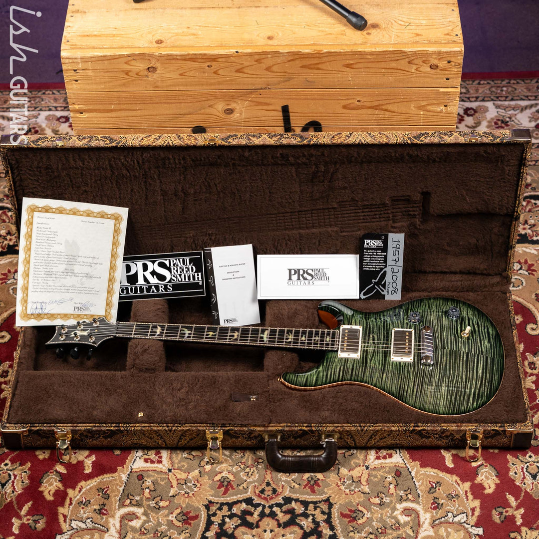 2014 PRS Private Stock Violin II Sage Smoked Burst