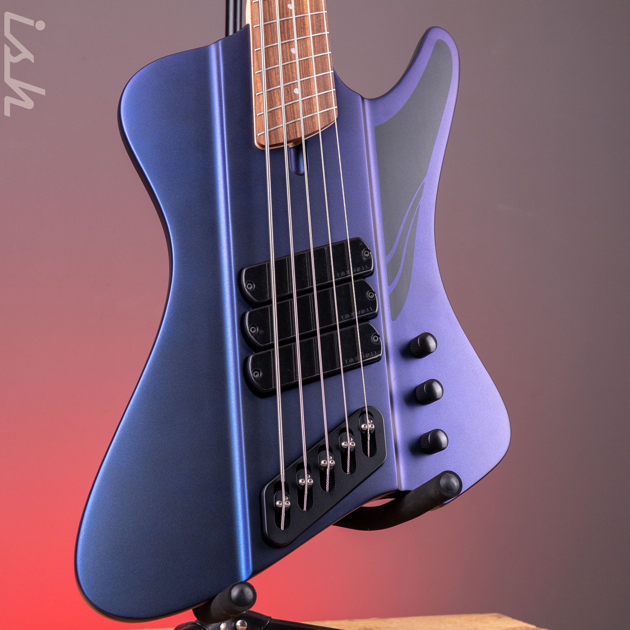 Dingwall D-Roc Standard 5-String Bass Matte Blue to Purple