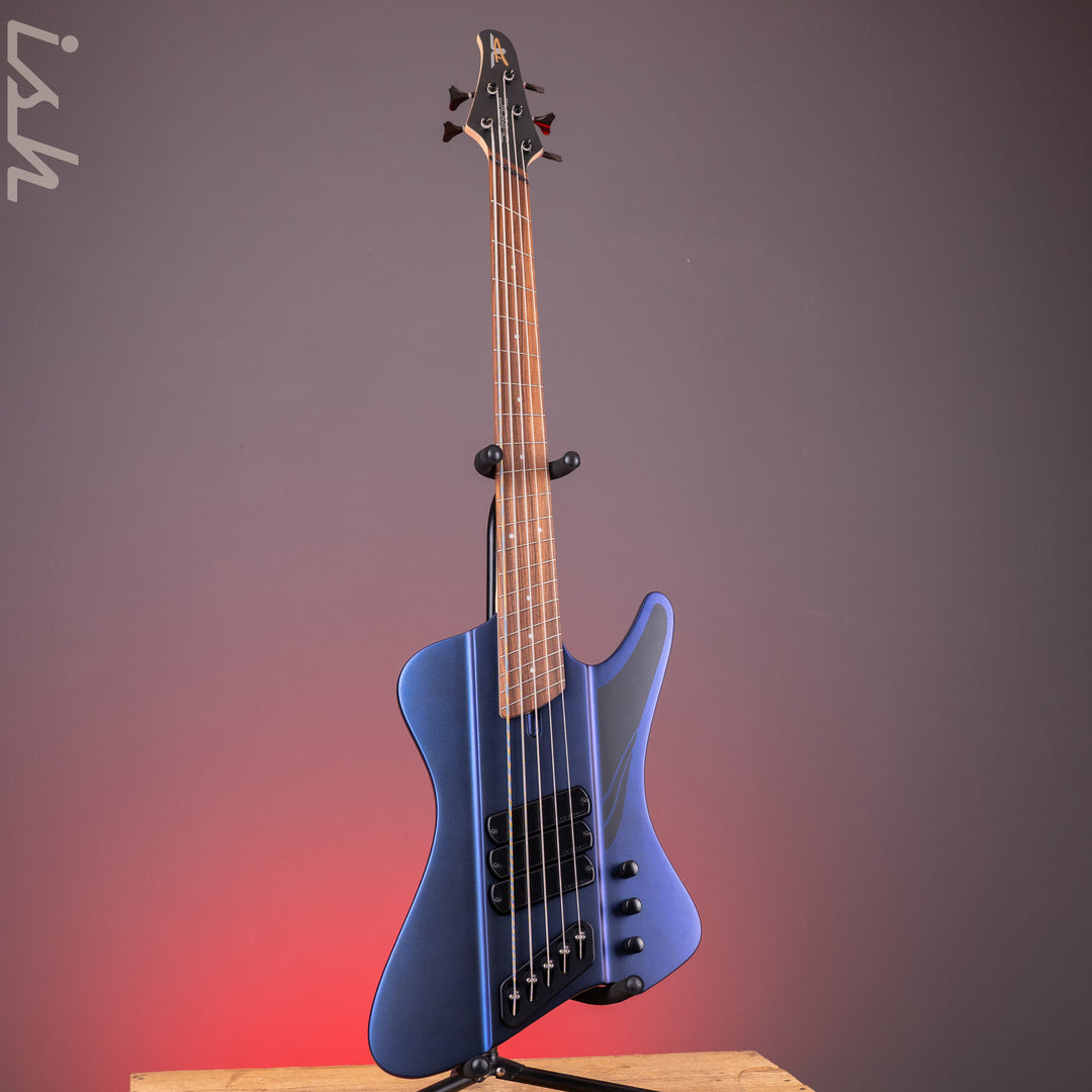 Dingwall D-Roc Standard 5-String Bass Matte Blue to Purple Colorshift B-Stock