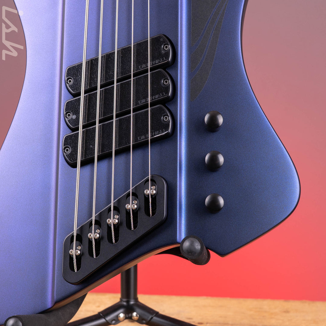 Dingwall D-Roc Standard 5-String Bass Matte Blue to Purple Colorshift B-Stock