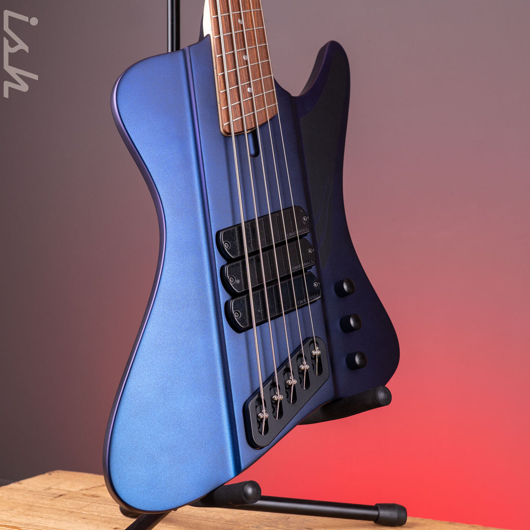 Dingwall D-Roc Standard 5-String Bass Matte Blue to Purple Colorshift B-Stock