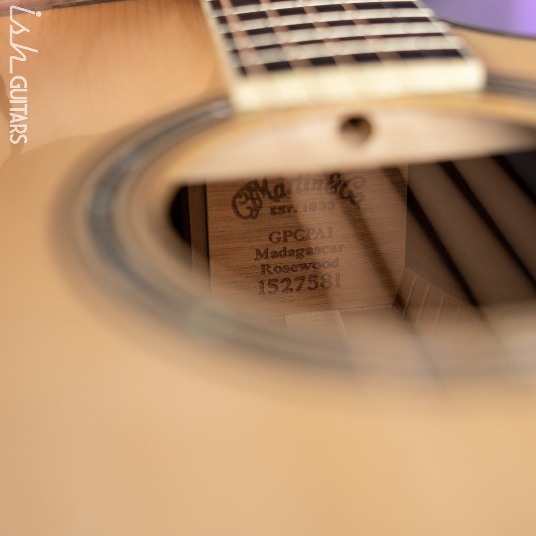 2010 Martin GPCPA1 Madagascar Rosewood Natural Protoype