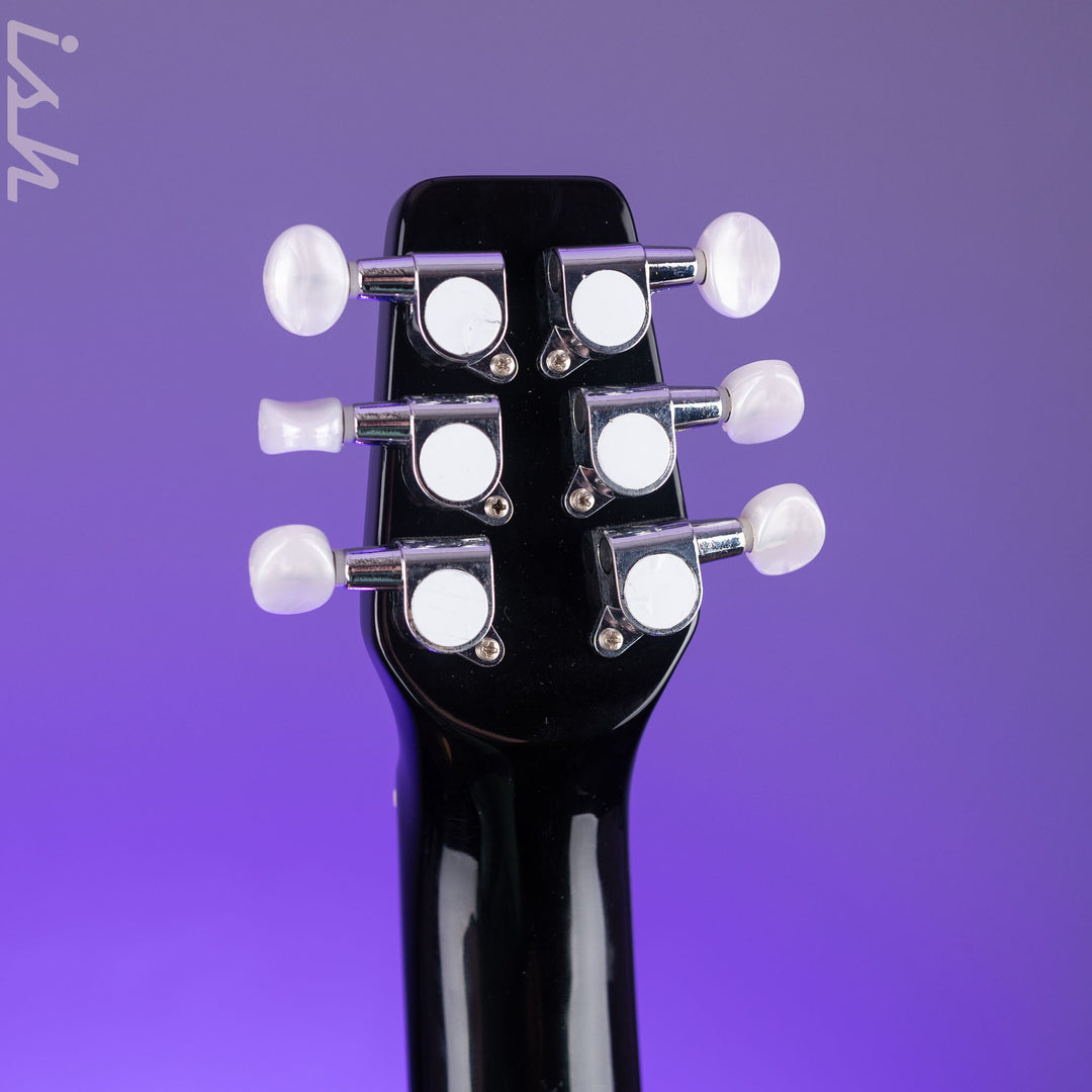 Klos Travel Hybrid Travel Guitar Black Carbon Fiber