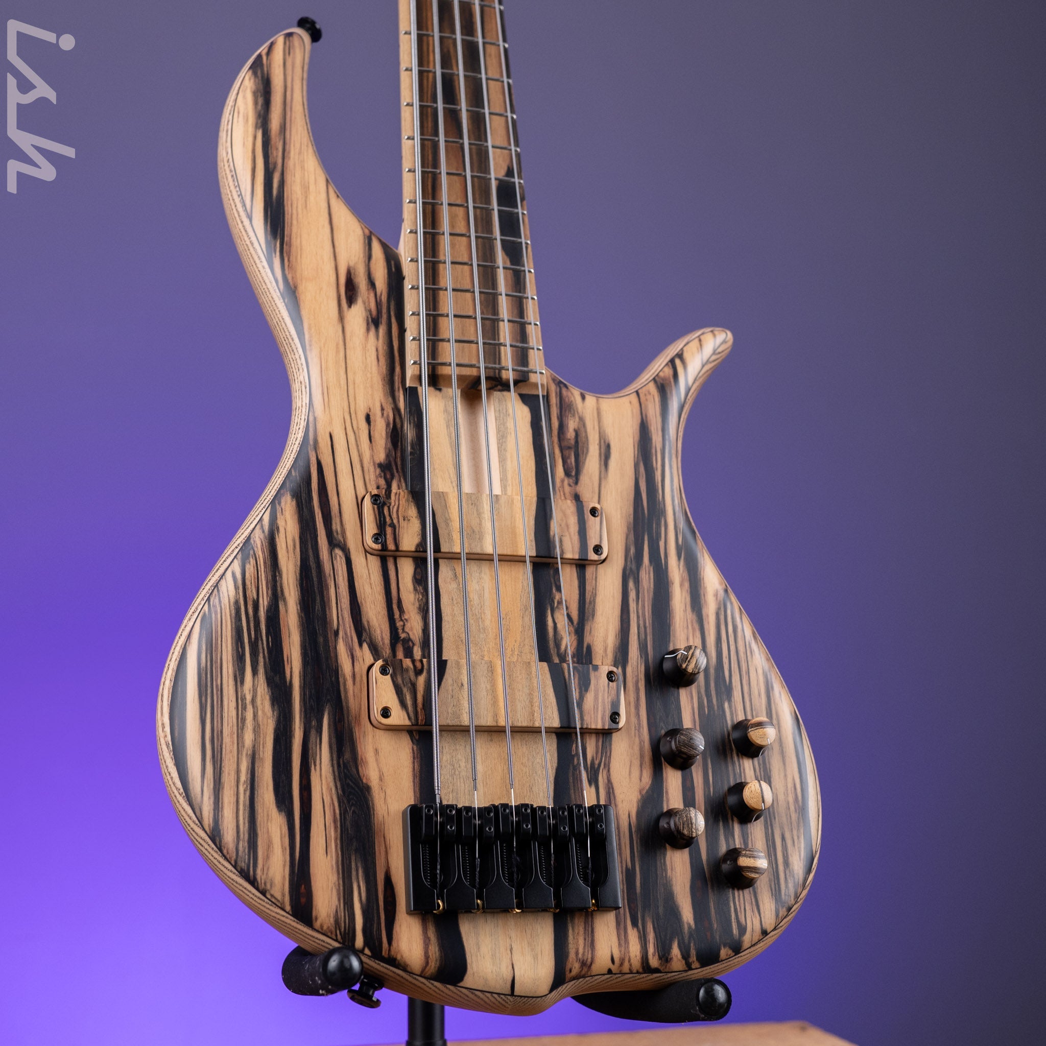 F Bass BN5 5-String Bass Pale Moon Ebony – Ish Guitars