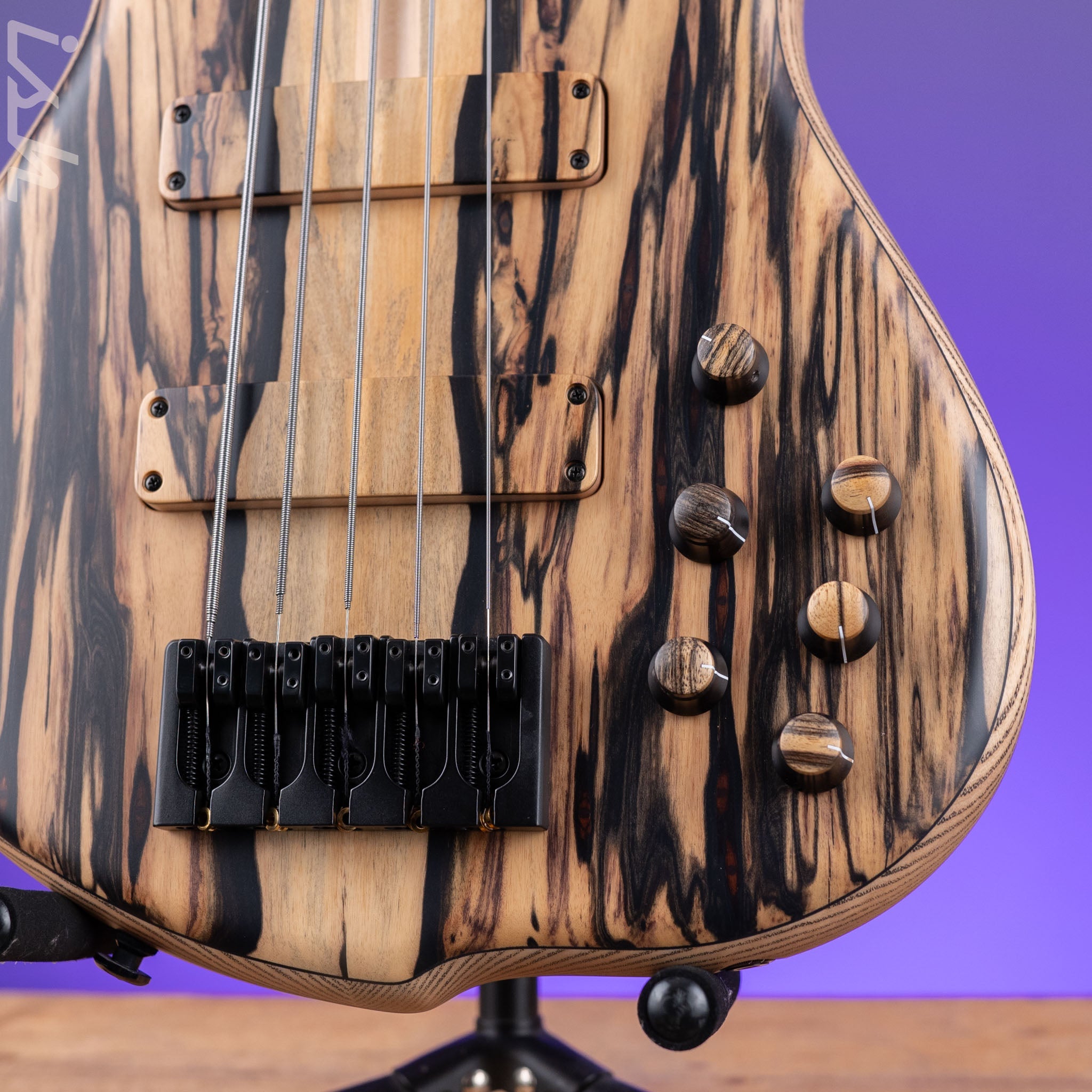 F Bass BN5 5-String Bass Pale Moon Ebony – Ish Guitars