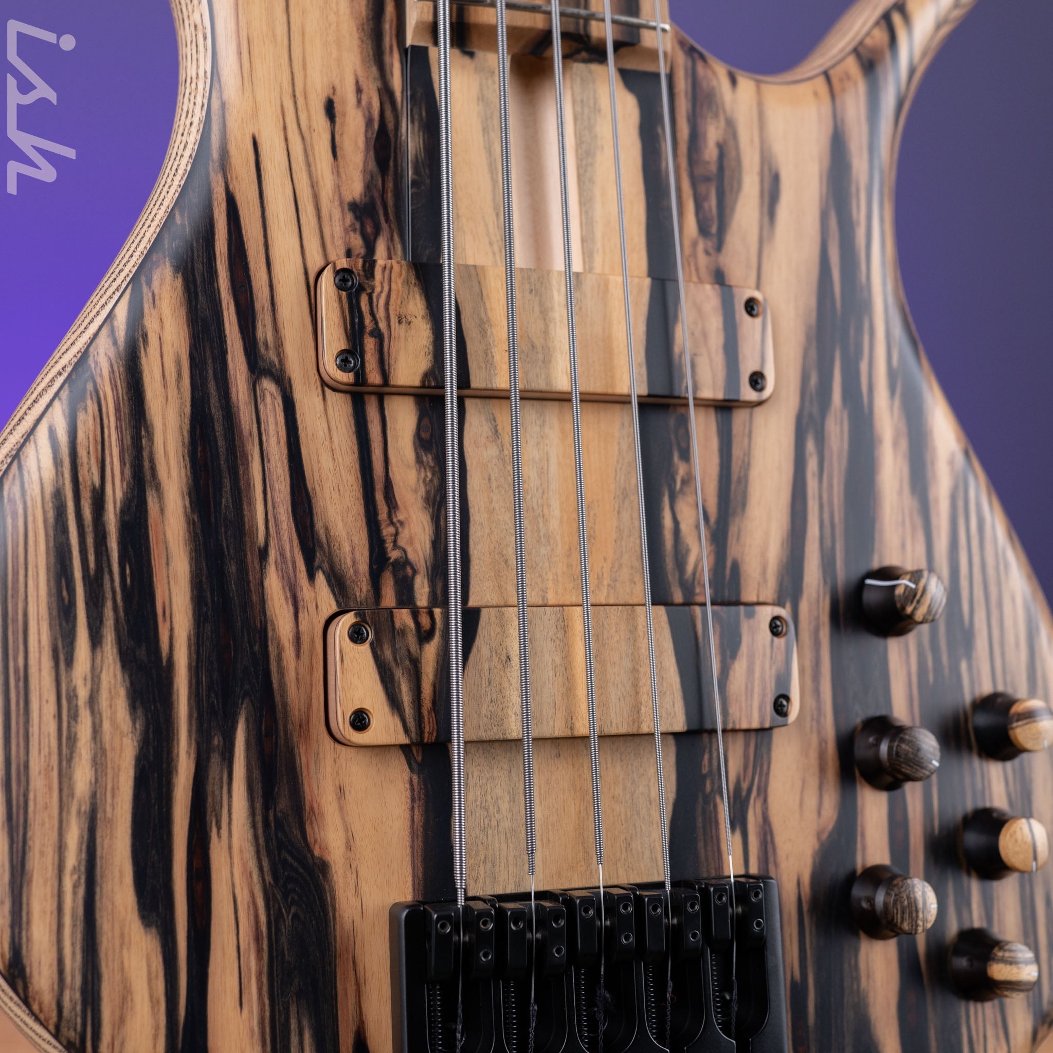 F Bass BN5 5-String Bass Pale Moon Ebony – Ish Guitars