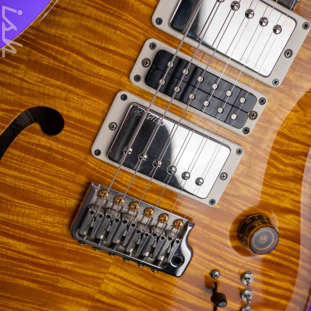 2016 PRS Private Stock Super Eagle Semi-Hollow Limited 1 of 100 John Mayer McCarty Tobacco with Smoked Burst