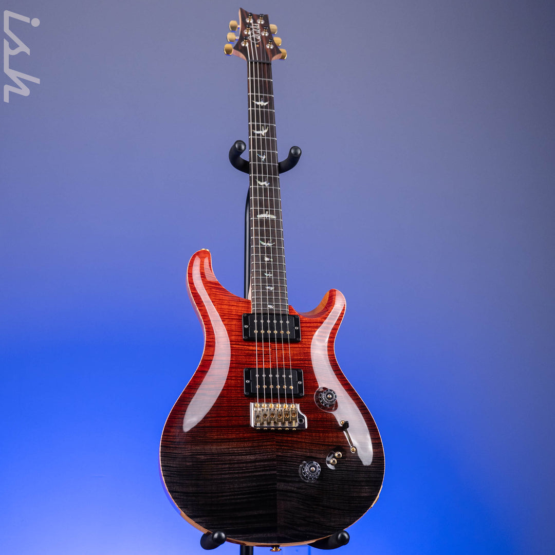 2016 PRS Wood Library Custom 24-08 10-Top Grey Black to Fire Red Fade