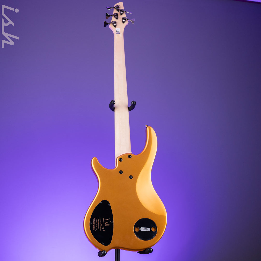 Dingwall NG-3 5-String Bass Guitar Matte Gold Metallic