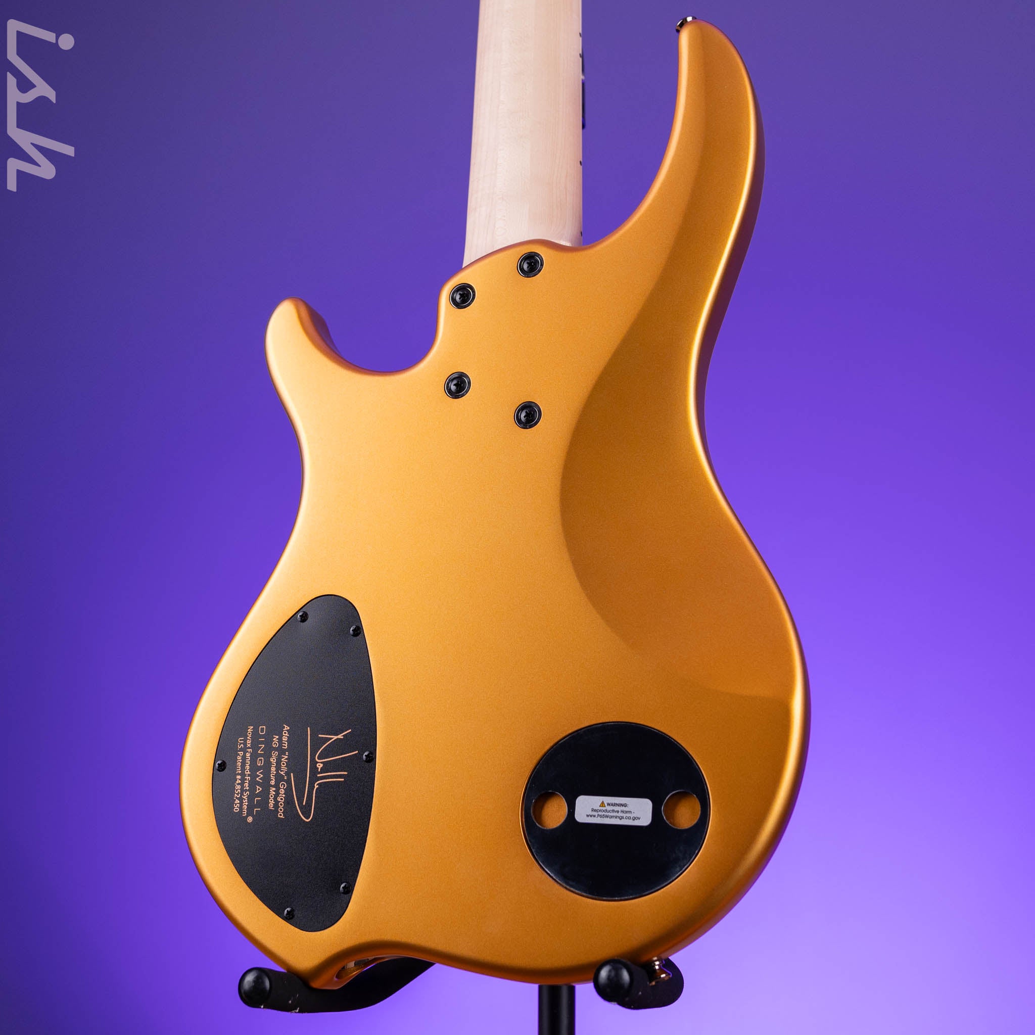 Dingwall NG-3 5-String Bass Matte Gold Metallic – Ish Guitars