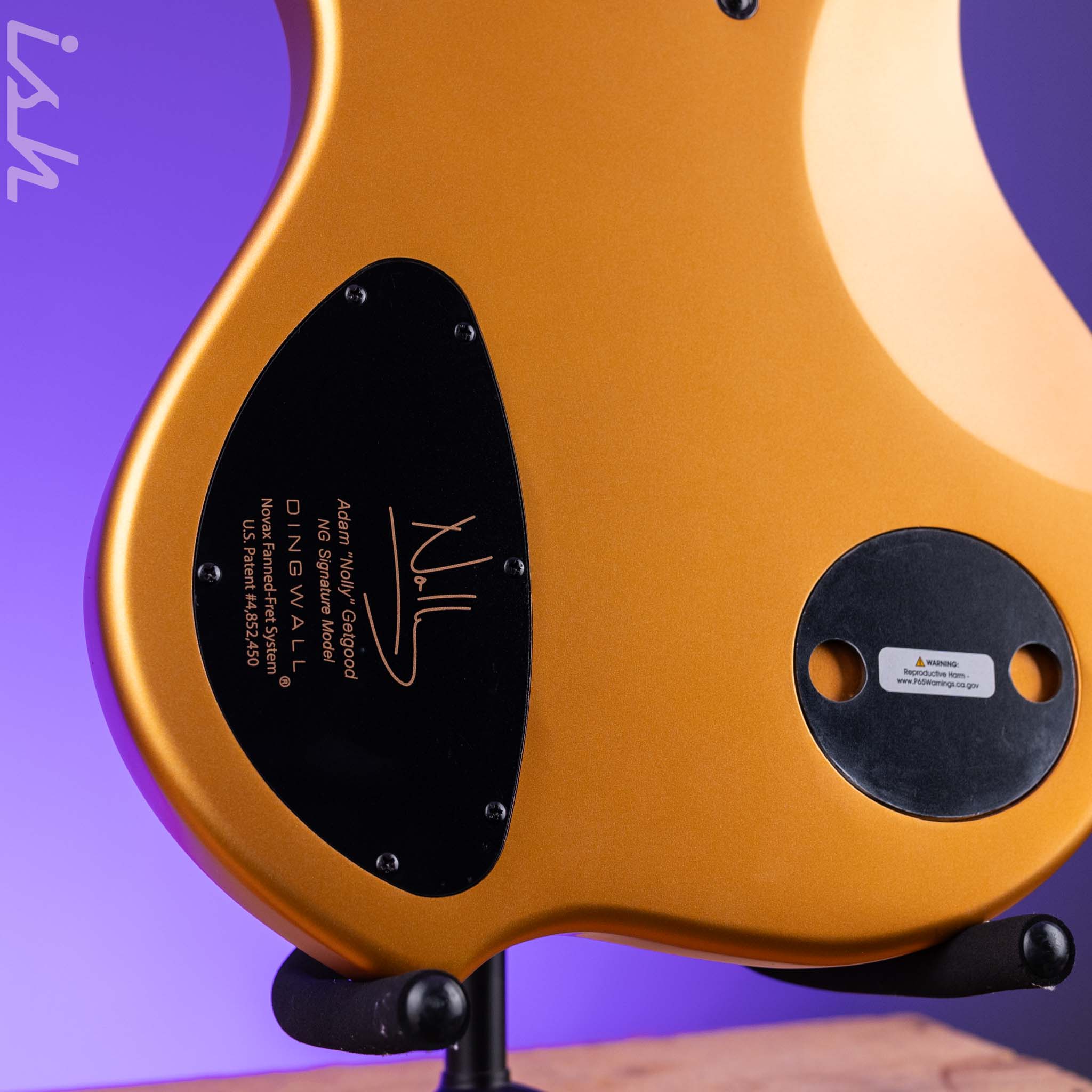 Dingwall NG-3 5-String Bass Matte Gold Metallic – Ish Guitars