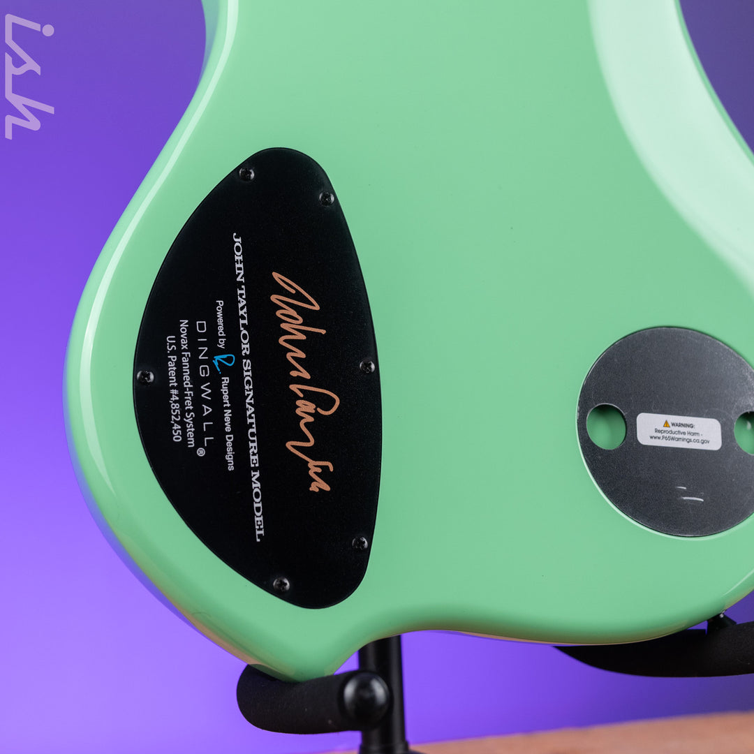 Dingwall John Taylor Combustion 4-String Bass Seafoam Green Demo