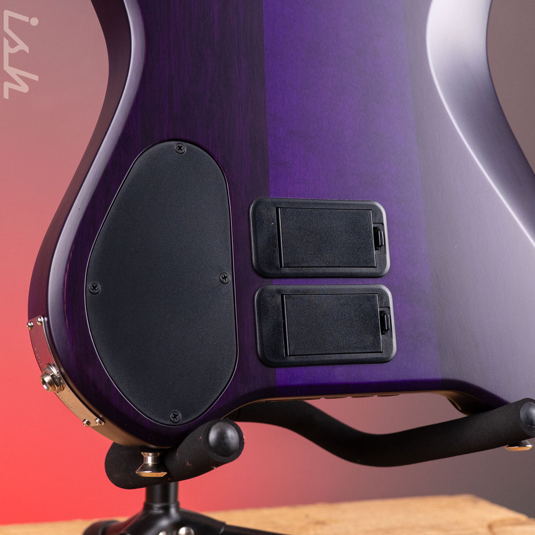 2015 Kiesel Vader 6-String Short Scale Bass Purple