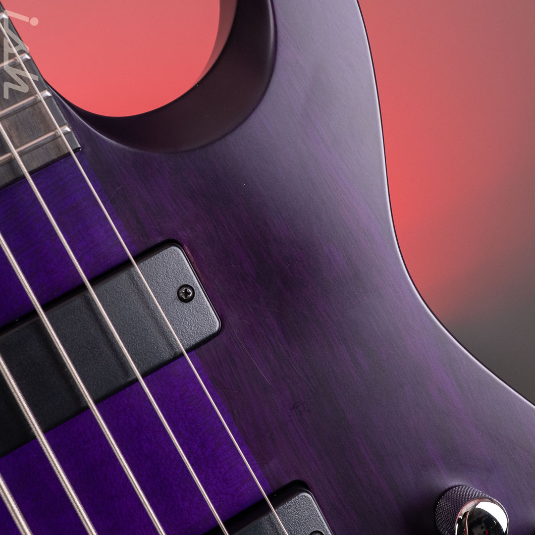 2015 Kiesel Vader 6-String Short Scale Bass Purple