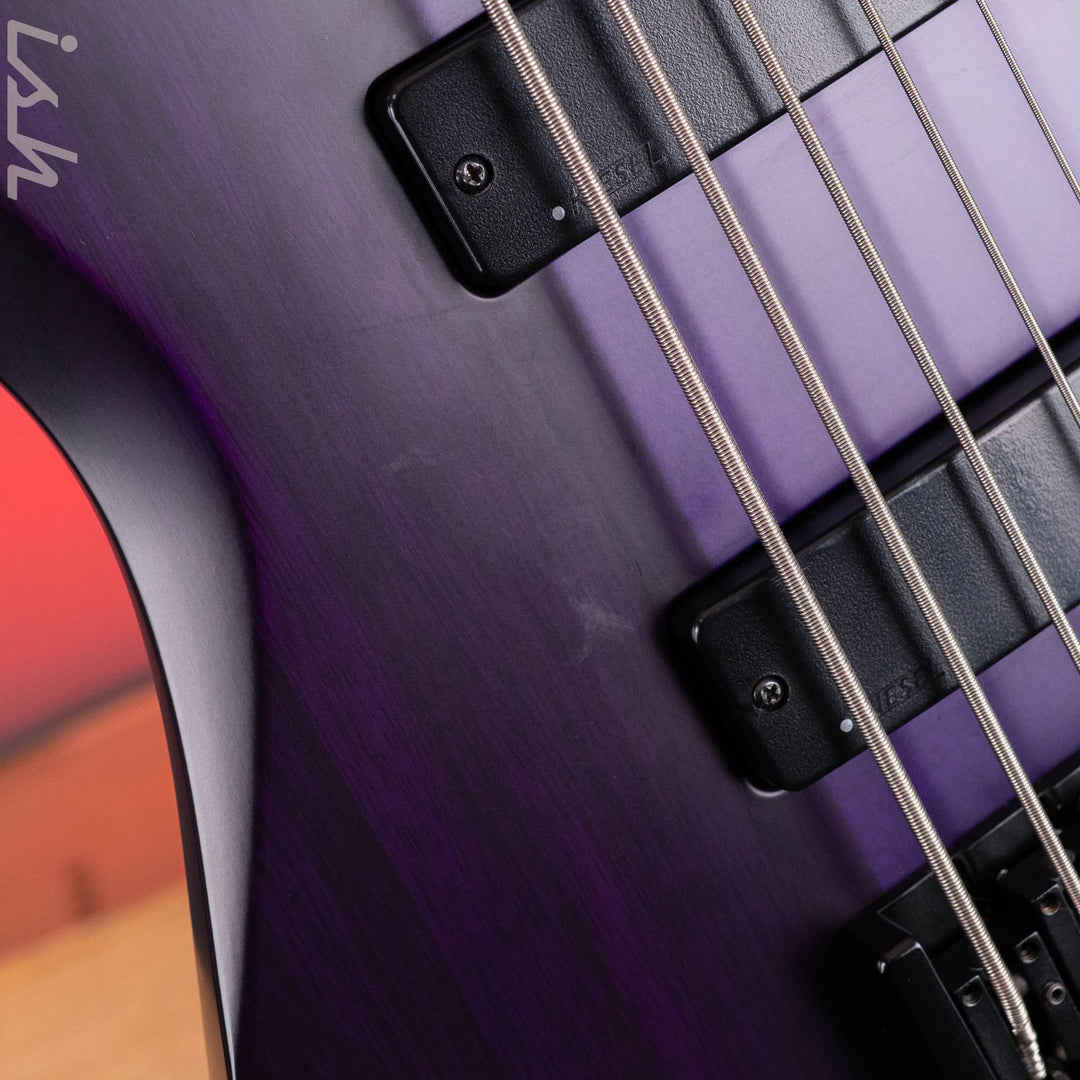2015 Kiesel Vader 6-String Short Scale Bass Purple