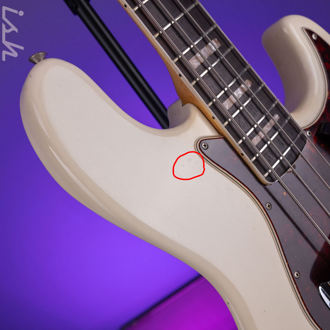 1966 Fender Jazz Bass Refin White