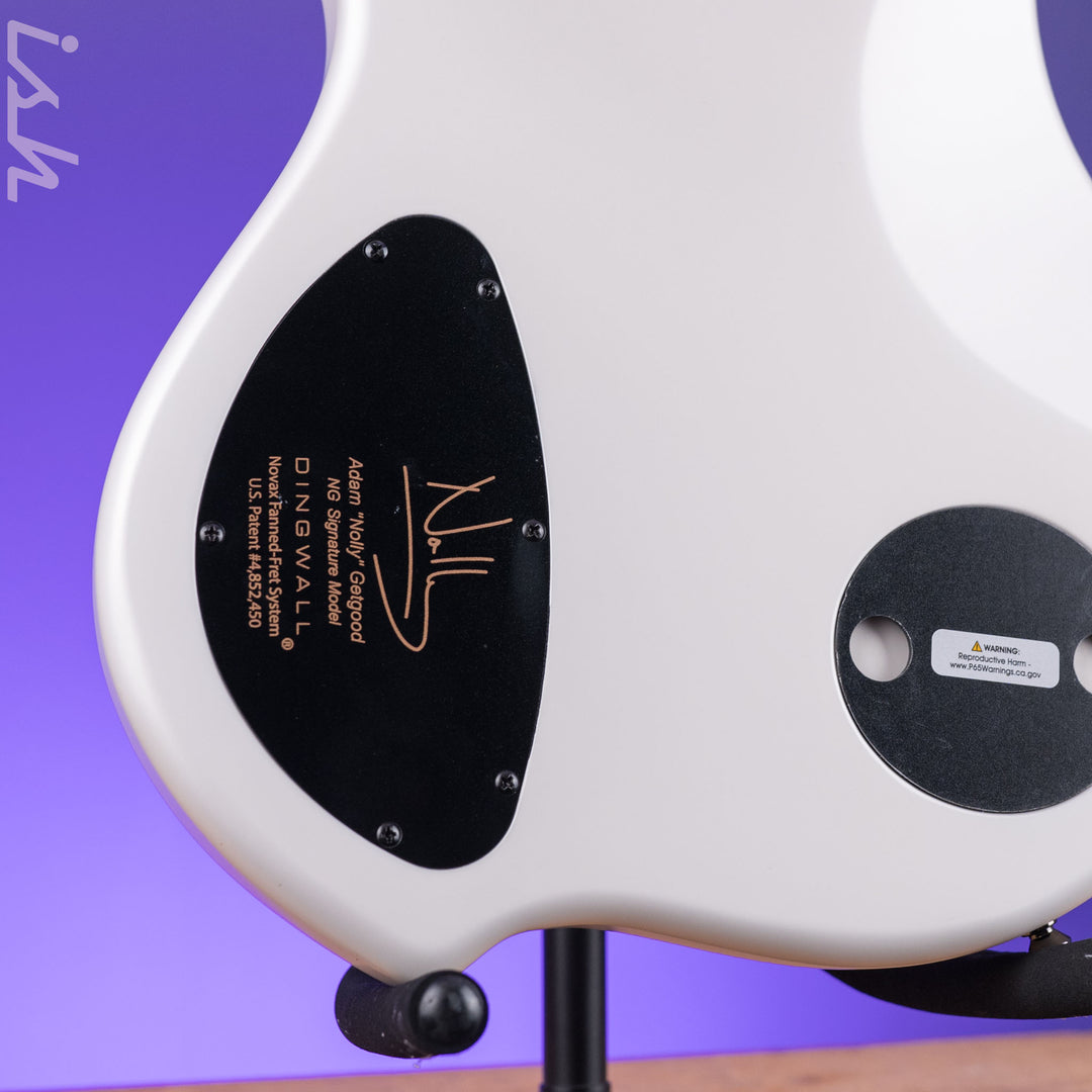 Dingwall NG-3 5-String Bass Matte Ducati Pearl White B-Stock