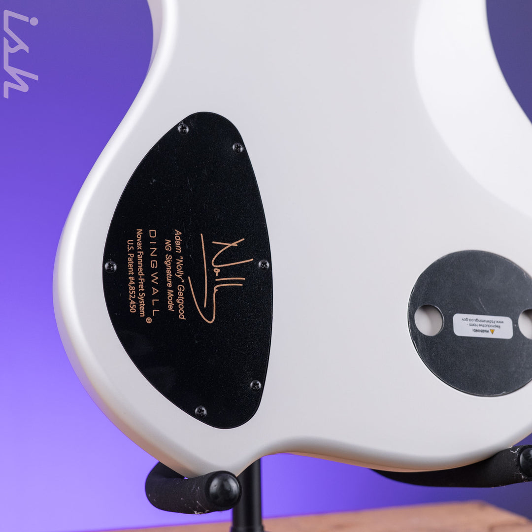 Dingwall NG-3 5-String Bass Matte Ducati Pearl White