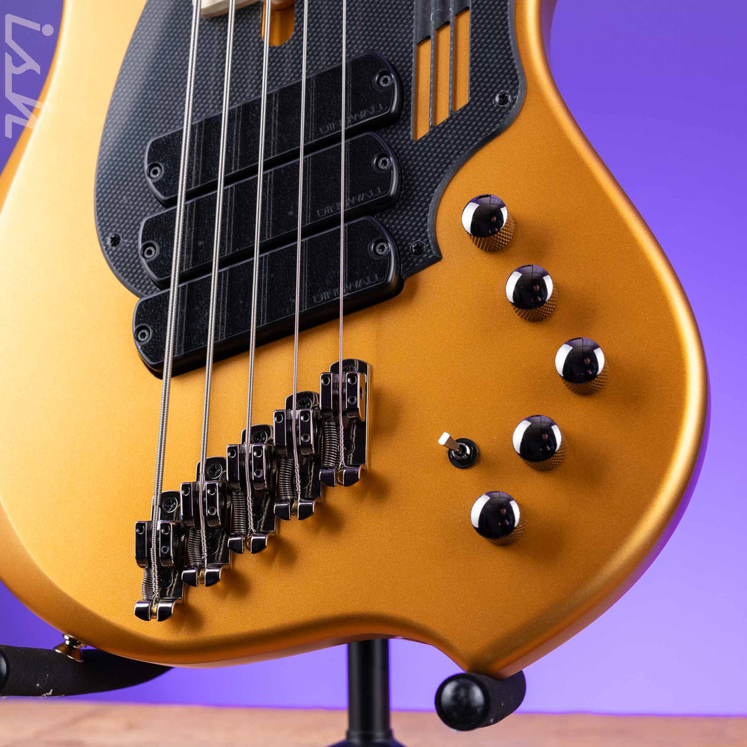 Dingwall NG-3 5-String Bass Matte Gold Metallic