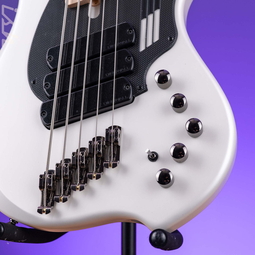 Dingwall NG-3 5-String Bass Matte Ducati Pearl White