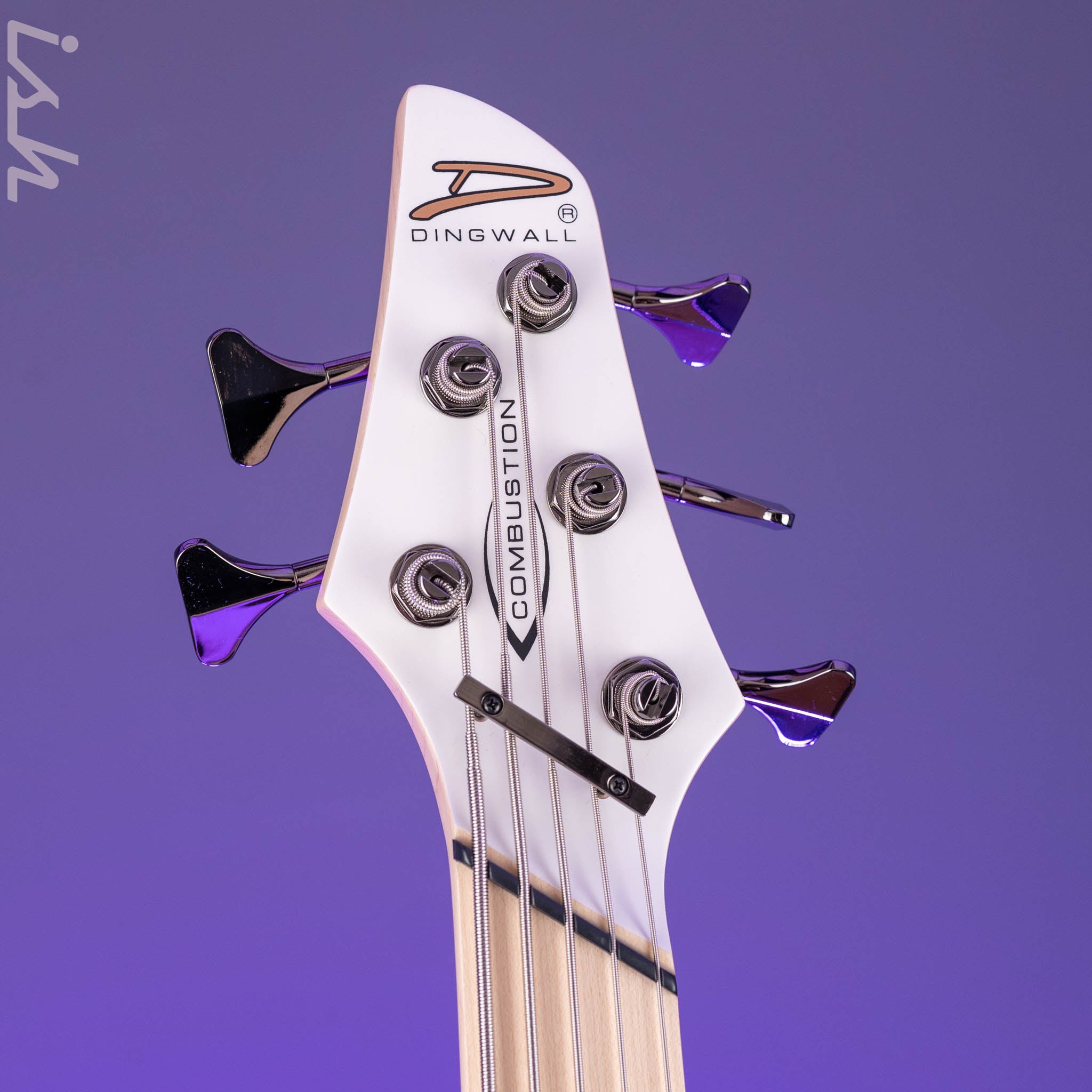 Dingwall NG-3 5-String Bass Matte Ducati Pearl White – Ish Guitars