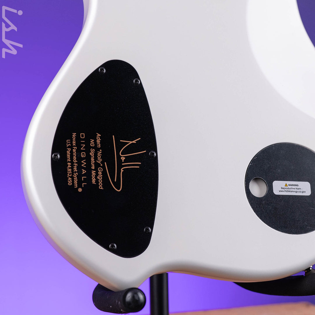 Dingwall NG-3 5-String Bass Matte Ducati Pearl White