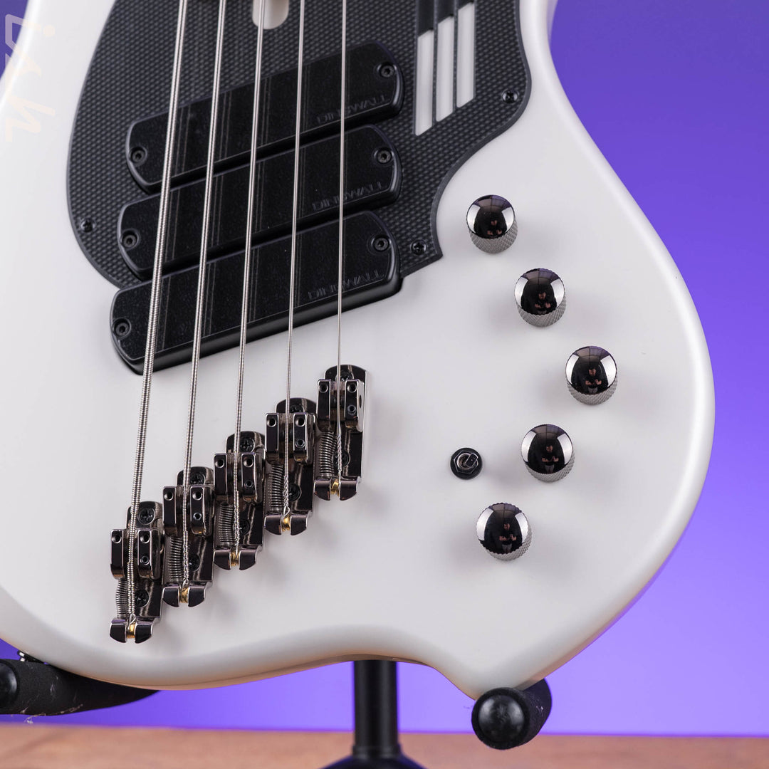 Dingwall NG-3 5-String Bass Matte Ducati Pearl White