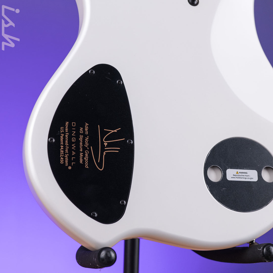 Dingwall NG-3 5-String Bass Matte Ducati Pearl White