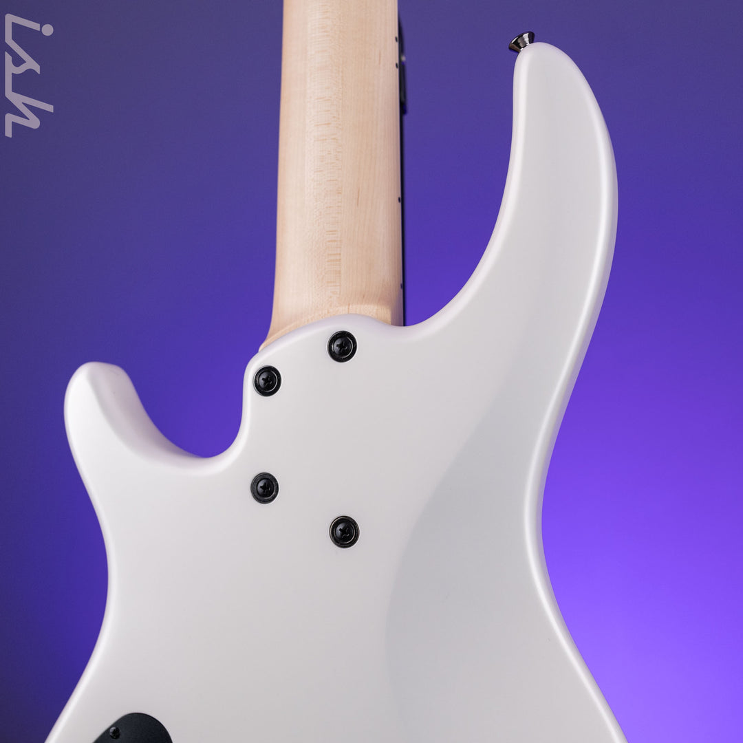 Dingwall NG-3 5-String Bass Matte Ducati Pearl White – Ish Guitars