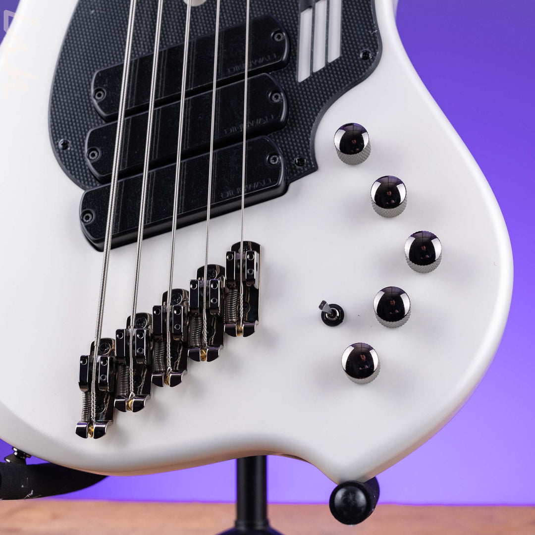 Dingwall NG-3 5-String Bass Matte Ducati Pearl White