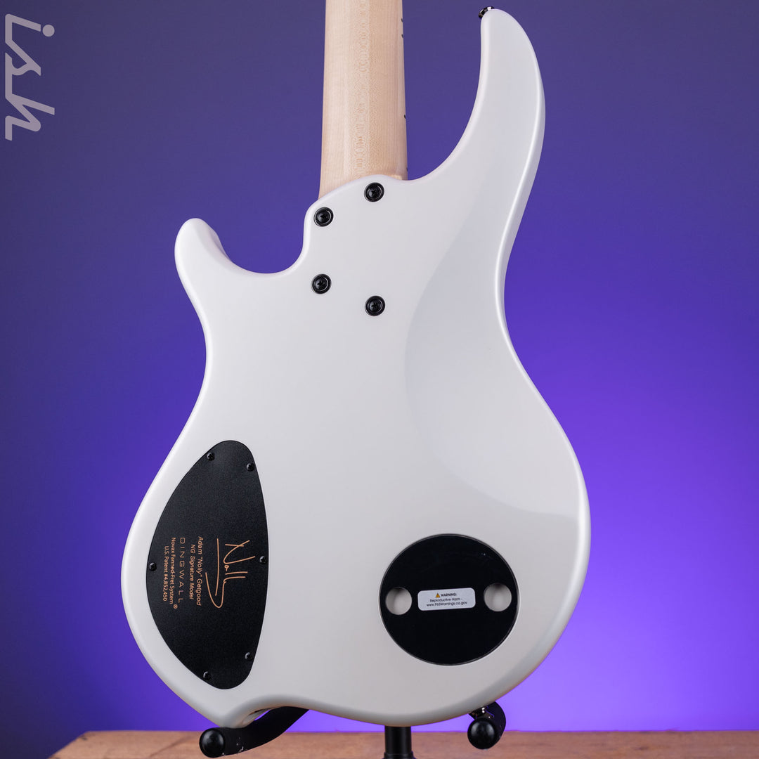 Dingwall NG-3 5-String Bass Matte Ducati Pearl White