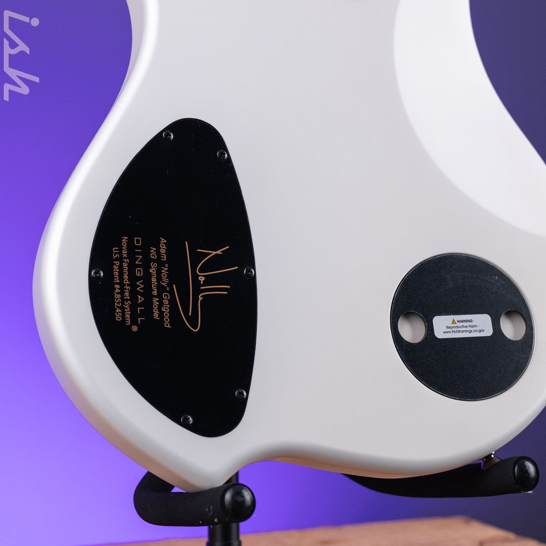 Dingwall NG-3 5-String Bass Matte Ducati Pearl White