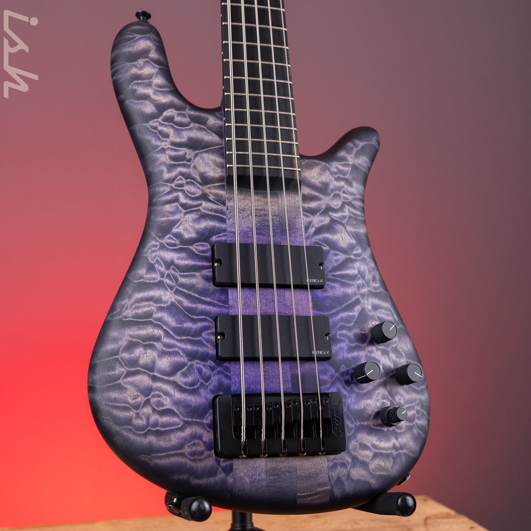 Spector USA NS-5 5-String Bass Black Hole Custom Finish