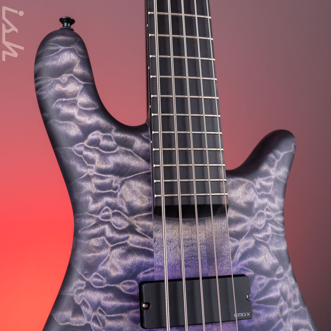 Spector USA NS-5 5-String Bass Black Hole Custom Finish