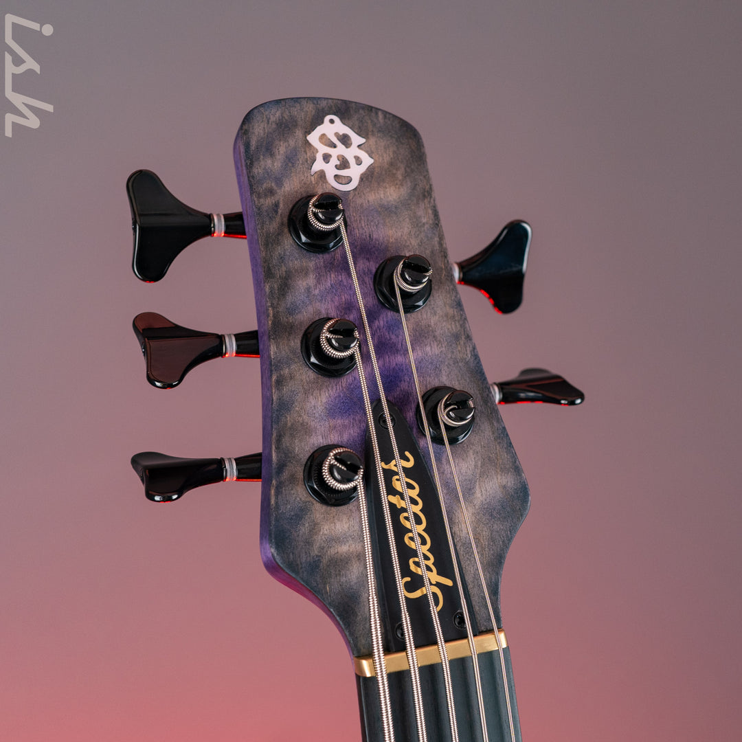 Spector USA NS-5 5-String Bass Black Hole Custom Finish