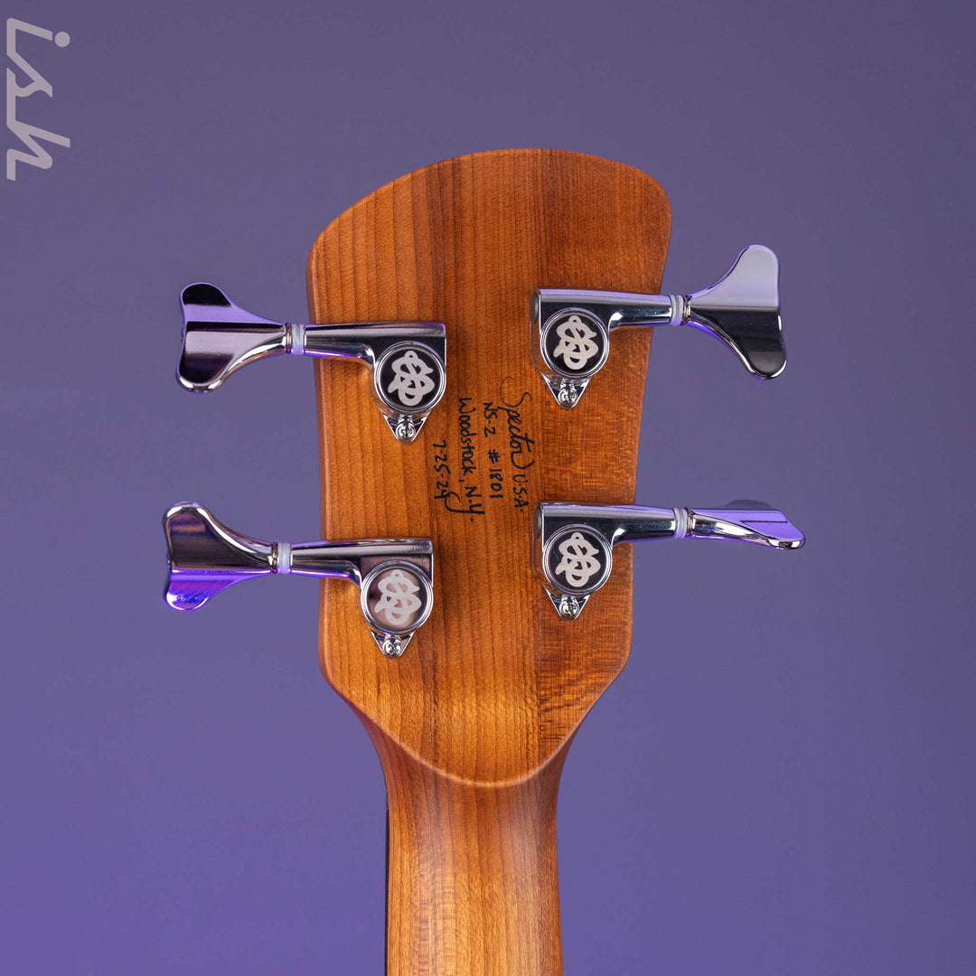 Spector USA NS-2 4-String Walnut Body Turquoise Tide