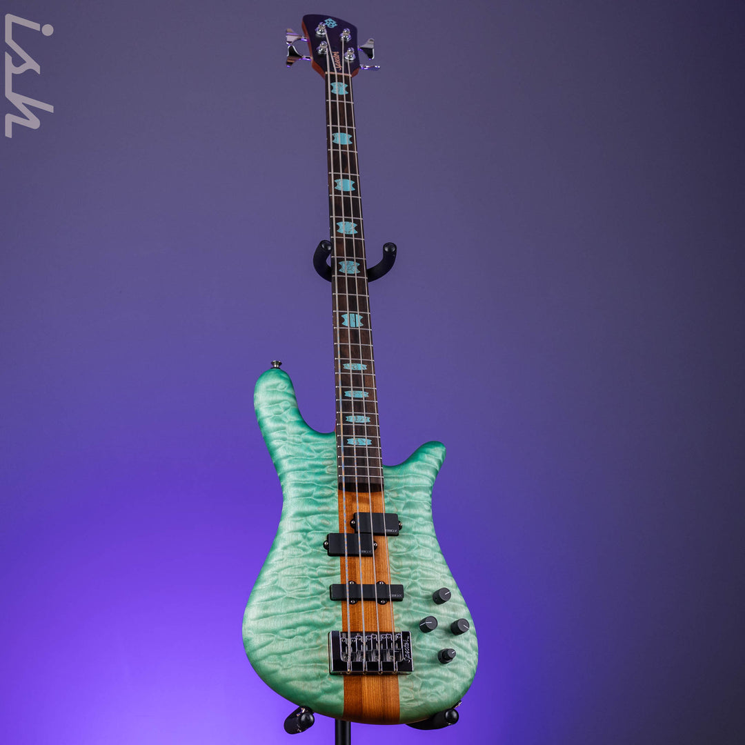 Spector USA NS-2 4-String Walnut Body Turquoise Tide