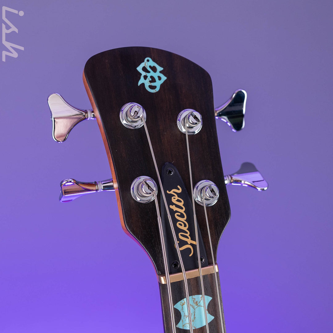 Spector USA NS-2 4-String Walnut Body Turquoise Tide